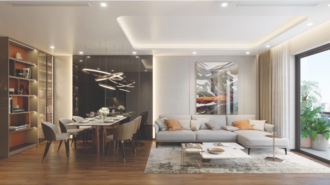 Căn Dual Key chung cư Harbor Crown Hải Phòng