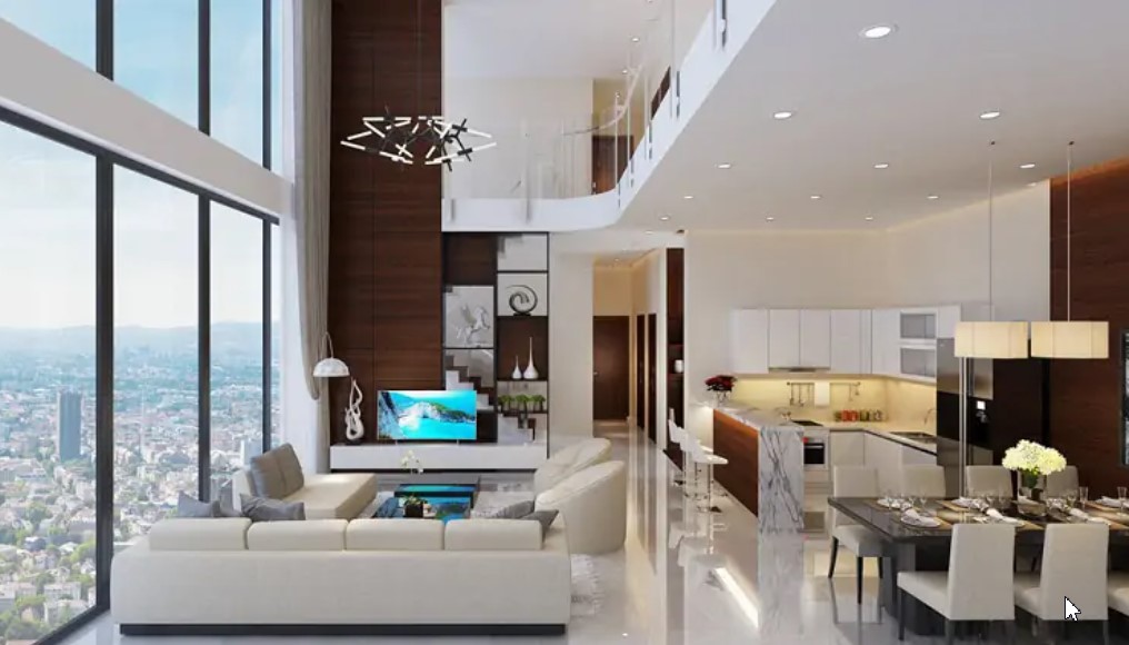 Căn Duplex dự án Chung cư Harbor Crown Hải Phòng