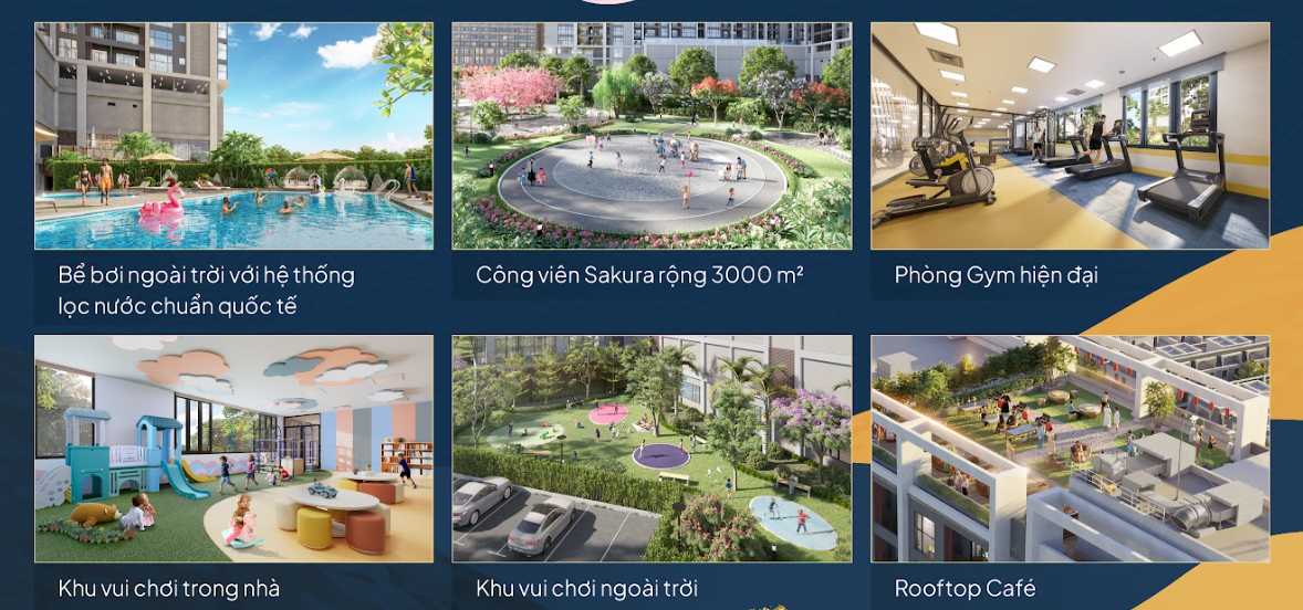 Tiện ích nội khu đẳng cấp tại dự án chung cư Harbor Crown Hải Phòng